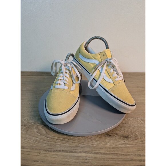 Vans Shoes - Vans Shoes Mens 6 / Womens 7.5 Old Skool Skateboarding Low Yellow Suede